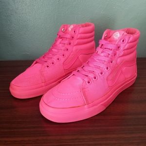 vans sk8 hi hot pink